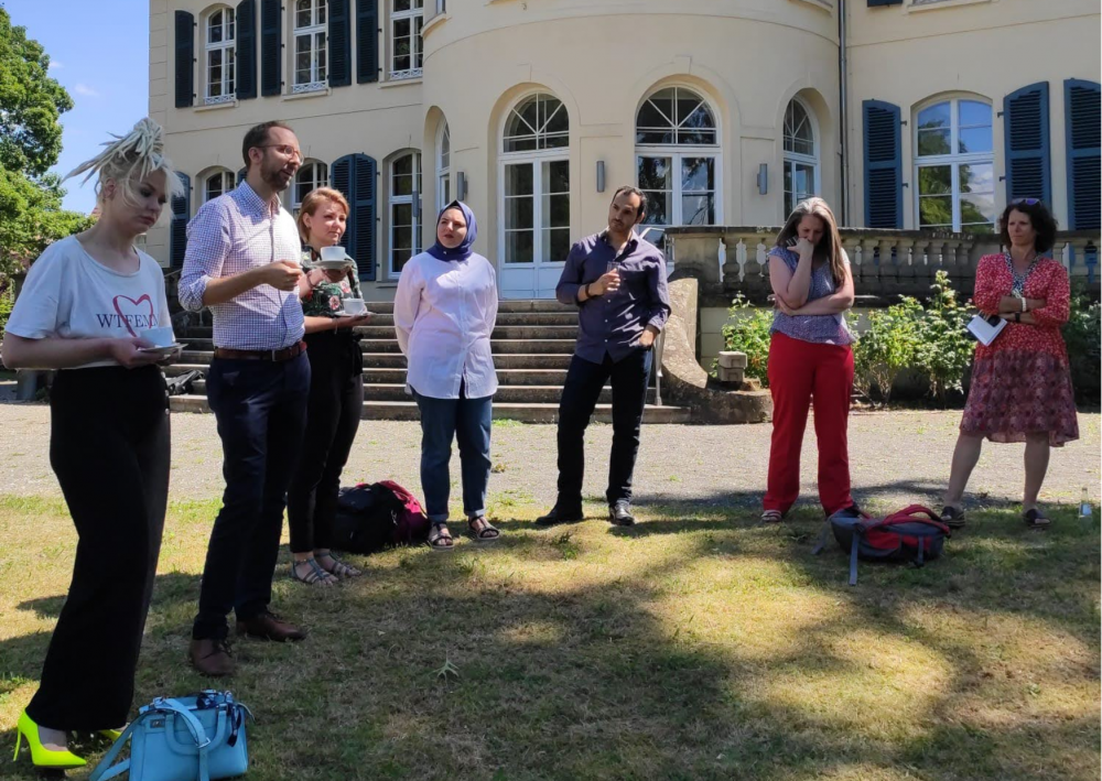 Gruppenfoto bei der Eröffnungsfeier